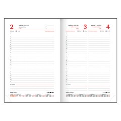 Ежедневник датированный 2026, А5, 138x213 мм, BRAUBERG "Senator", под кожу, черный, 117094 - фото 12