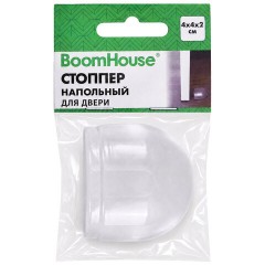Стоппер напольный прозрачный, ограничитель для двери 1 шт., BOOMHOUSE (БУМХАУС), 701843 - фото 2