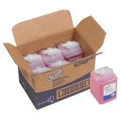Картридж с пенным мылом одноразовый KIMBERLY-CLARK Scott "Essential", 1 л, розовый, артикул 6340 - фото 7