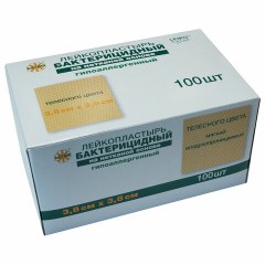 Лейкопластырь бактерицидный LEIKO комплект 100 шт., 3,8х3,8 см, на нетканой основе, телесного цвета, 213872 Лейкопластырь бактерицидный LEIKO комплект 100 шт., 3,8х3,8 см, на нетканой основе, телесного цвета, 213872 - фото 5