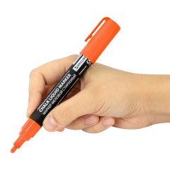 Маркер меловой CHALK LIQUID MARKER, ОРАНЖЕВЫЙ, 3 мм, стираемый, BRAUBERG "CHALK", 152591 - фото 10