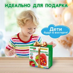 Сортер-рыбалка магнитный деревянный развивающий "Клубника", BRAUBERG KIDS, 665245 - фото 16