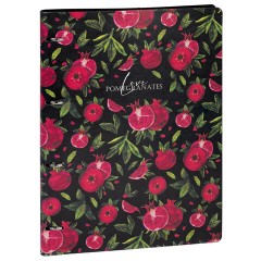 Тетрадь на кольцах БОЛЬШАЯ А4 (240х310 мм), 120 л., под кожу, BRAUBERG VISTA, "Гранаты", 404513 - фото 12