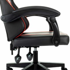 Кресло компьютерное BRABIX "Shooter GM-123", 2 подушки, экокожа, черное/красное, 533190 Кресло компьютерное BRABIX "Shooter GM-123", 2 подушки, экокожа, черное/красное, 533190 - фото 9