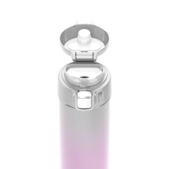 Термокружка 420 мл JOYLUX (ДЖОЙЛЮКС) ULTRA GRADIENT, нержавеющая сталь SUS304, белый/розовый, 700276 - фото 3
