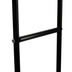 Вешалка для плечиков двухъярусная BOOMHOUSE (БУМХАУС) GR-002 (В1300-1500xШ1100xГ550 мм), металл, черная, 701436 - фото 8