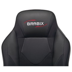 Кресло компьютерное BRABIX "Game GM-017", экокожа/ткань, черное, 532641, GM-017_532641 Кресло компьютерное BRABIX "Game GM-017", экокожа/ткань, черное, 532641, GM-017_532641 - фото 5