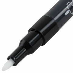 Маркеры акриловые для рисования и хобби, 2 цвета ЧЕРНЫЙ/БЕЛЫЙ, линия 0,7-1 мм, BRAUBERG ART, 152527 - фото 5