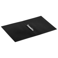 Папка на 2 кольцах А4 BRAUBERG UNIVERSAL, 25 мм, черная, до 170 листов, 0,5 мм, 273031 - фото 4