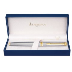 Ручка перьевая WATERMAN HEMISPHERE GT S0920310, сталь, cиний ст, 0,5мм Ручка перьевая WATERMAN HEMISPHERE GT S0920310, сталь, cиний ст, 0,5мм - фото 3