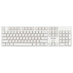 Клавиатура проводная SMARTBUY ONE 238, USB, 104 клавиши, белый, SBK-238U-W