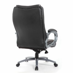 Кресло офисное BRABIX PREMIUM "Strong HD-009", НАГРУЗКА до 200 кг, экокожа черная, ткань серая, 531945 Кресло офисное BRABIX PREMIUM "Strong HD-009", НАГРУЗКА до 200 кг, экокожа черная, ткань серая, 531945 - фото 4