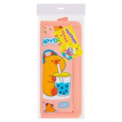 Пенал ЮНЛАНДИЯ ЮНИОР, 2 отделения, с ручкой, полиэстер, "Capybara", 21х8х6 см, 273814 Пенал ЮНЛАНДИЯ ЮНИОР, 2 отделения, с ручкой, полиэстер, "Capybara", 21х8х6 см, 273814 - фото 6