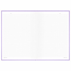 Блокнот БОЛЬШОЙ ФОРМАТ 200х290 мм, А4, 80 л., твердый, клетка, BRAUBERG "Minimal", сиреневый, 116434 Блокнот БОЛЬШОЙ ФОРМАТ 200х290 мм, А4, 80 л., твердый, клетка, BRAUBERG "Minimal", сиреневый, 116434 - фото 5