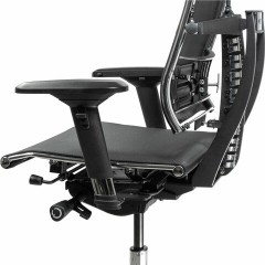 Кресло МЕТТА "YOGA" Y 4DF B2-5D, адаптивная спинка, 3D-подголовник, сверхпрочная сетка, черное - фото 8