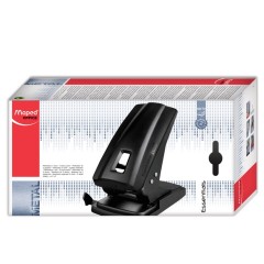 Дырокол MAPED (Франция) "Essentials", металлический, мощный, на 70 листов, черный, 406411 - фото 2