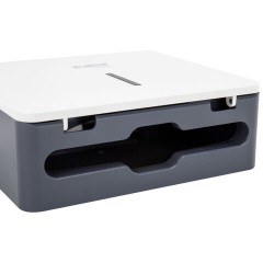 Диспенсер для полотенец LAIMA PROFESSIONAL SUPER (Система H2), Z-сложения, ABS-пластик, белый, 609505 - фото 6