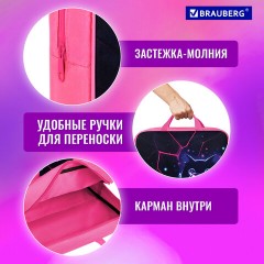 Папка на молнии с ручками BRAUBERG А4, 1 отделение, полиэстер, 80 мм, "Pink lava", 273299 Папка на молнии с ручками BRAUBERG А4, 1 отделение, полиэстер, 80 мм, "Pink lava", 273299 - фото 11
