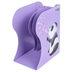 Подставка-держатель для книг и учебников BRAUBERG KIDS "Panda", раздвижная, металлическая, 238064 - фото 4