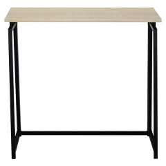 Стол на металлокаркасе BRABIX "LOFT CD-001", 800х440х740 мм, складной, цвет дуб натуральный, 641211 - фото 3