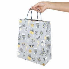 Пакет подарочный НАБОР 4 штуки новогодний 26x32x13 см, "Kraft Large", ЗОЛОТАЯ СКАЗКА, 592133 Пакет подарочный НАБОР 4 штуки новогодний 26x32x13 см, "Kraft Large", ЗОЛОТАЯ СКАЗКА, 592133 - фото 10
