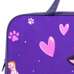 Папка на молнии с ручками BRAUBERG KIDS А4, 1 отделение, полиэстер, 80 мм, "Sweet cheeks", 272120 Папка на молнии с ручками BRAUBERG KIDS А4, 1 отделение, полиэстер, 80 мм, "Sweet cheeks", 272120 - фото 5