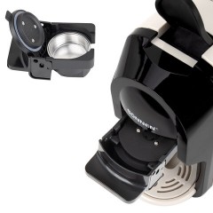 Кофемашина капсульная 3 в 1 для молотого кофе и капсул DOLCE GUSTO и NESPRESSO, SONNEN CM510B, 1450 Вт, 0,6 л, бежевая, 457338 - фото 9
