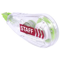 Корректирующая лента STAFF College, 5 мм х 6 м, корпус прозрачный, блистер, 226807 Корректирующая лента STAFF College, 5 мм х 6 м, корпус прозрачный, блистер, 226807 - фото 3
