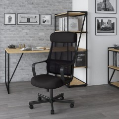 Кресло офисное Chairman CH 590, сетка/ткань, черное, 7134733 Кресло офисное Chairman CH 590, сетка/ткань, черное, 7134733 - фото 5