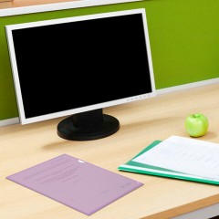 Папка-уголок жесткая, непрозрачная, А4, цвет лиловый, 0,15 мм, BRAUBERG PASTEL, 272890 - фото 6