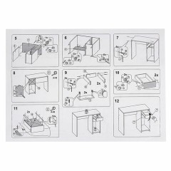 Стол письменный/компьютерный BRABIX "Scandi CD-017", 900х450х750 мм, 2 ящика, белый, 641894, ЦБ013706-1 - фото 9