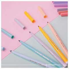 Фломастеры ПАСТЕЛЬНЫЕ 12 ЦВЕТОВ CENTROPEN "Colour World Pastel", смываемые, 7550/12TP, 7 7550 1287 Фломастеры ПАСТЕЛЬНЫЕ 12 ЦВЕТОВ CENTROPEN "Colour World Pastel", смываемые, 7550/12TP, 7 7550 1287 - фото 3