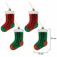 Шары ёлочные НАБОР 132 предмета "Red&Green", красный/зеленый/белый, пластик, ЗОЛОТАЯ СКАЗКА, 592180 Шары ёлочные НАБОР 132 предмета "Red&Green", красный/зеленый/белый, пластик, ЗОЛОТАЯ СКАЗКА, 592180 - фото 4