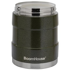 Термос 1,2 л для еды/напитков с широким горлом, BOOMHOUSE (БУМХАУС) RIBBED, контейнер, нержавеющая сталь SUS304, 700323 - фото 4