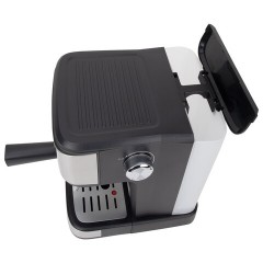 Кофеварка рожковая ручной капучинатор SONNEN CM8501, 1100 Вт, 1,5 л, 15 бар, черная/серебро, 456335 - фото 10