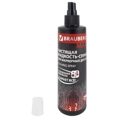 Чистящая жидкость-спрей для маркерных досок УСИЛЕННАЯ ФОРМУЛА, BRAUBERG TURBO MAX, 250 мл, 513028 - фото 4