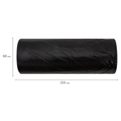 Мешки для мусора 60 л, черные, в рулоне 50 штук, ПНД 9 мкм, 58x68 см, серия Classic, BOOMHOUSE (БУМХАУС), 702661 - фото 4