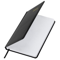 Ежедневник датированный 2026, А5, 138x213 мм, BRAUBERG "Select", балакрон, черный, 117086 - фото 4