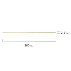 Шпажки-шампуры для шашлыка бамбуковые 20 см, 100 штук, КП, 107948 Шпажки-шампуры для шашлыка бамбуковые 20 см, 100 штук, КП, 107948 - фото 4