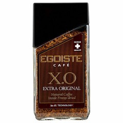 Кофе молотый в растворимом EGOISTE "X.O", 100 г, стеклянная банка, сублимированный, ШВЕЙЦАРИЯ, EG10009008 Кофе молотый в растворимом EGOISTE "X.O", 100 г, стеклянная банка, сублимированный, ШВЕЙЦАРИЯ, EG10009008 - фото 2