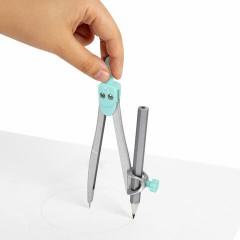 Готовальня BRAUBERG SCHOOL KIT, 11 предметов, циркуль 115 мм, циркуль 125 мм, чертежные принадлежности, мятный цвет, 210706 Готовальня BRAUBERG SCHOOL KIT, 11 предметов, циркуль 115 мм, циркуль 125 мм, чертежные принадлежности, мятный цвет, 210706 - фото 14