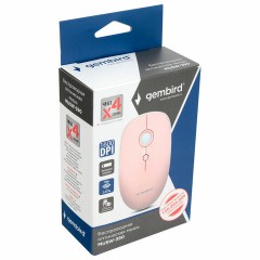 Мышь беспроводная GEMBIRD MUSW-390, 3 кнопки + 1 колесо-кнопка, оптическая, розовая Мышь беспроводная GEMBIRD MUSW-390, 3 кнопки + 1 колесо-кнопка, оптическая, розовая - фото 5