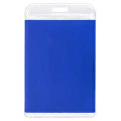 Бейдж вертикальный для пропуска и ID-карт, 85х54 мм, синий, BRAUBERG ULTRA, 238910 - фото 3