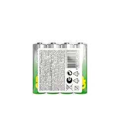 Батарейка GP Super эконом AA/LR6/15A 4шт/уп 15ARS-2SB4/GP24AA21RA-2CRS4 - фото 4