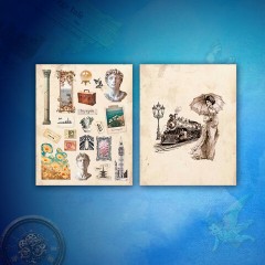 Стикербук для скрапбукинга А5, 6 листов, 150 цветных стикеров, на скрепке, BRAUBERG, "Эстетика", 666051 - фото 9