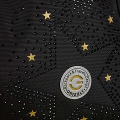 Рюкзак GRIZZLY школьный, анатомическая спинка, 3 отделения, для девочек, "GOLDEN&BLACK", 40х27х20 см, RG-561-2/1 Рюкзак GRIZZLY школьный, анатомическая спинка, 3 отделения, для девочек, "GOLDEN&BLACK", 40х27х20 см, RG-561-2/1 - фото 7