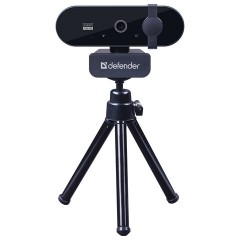 Веб-камера DEFENDER G-lens 2590 QHD, 3,7 Мп, микрофон, USB 2.0, регулируемый крепеж, черная, 63113 - фото 4