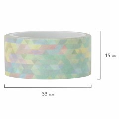 Клейкие WASHI-ленты для декора "Микс №1", 15 мм х 3 м, 7 цветов, рисовая бумага, ОСТРОВ СОКРОВИЩ, 661709 Клейкие WASHI-ленты для декора "Микс №1", 15 мм х 3 м, 7 цветов, рисовая бумага, ОСТРОВ СОКРОВИЩ, 661709 - фото 5