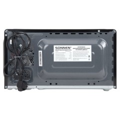 Микроволновая печь SONNEN MW2070BL-6MB, 20 л, 700 Вт, таймер, механическое управление, ручка, черная, 454983 - фото 3