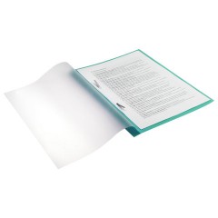 Скоросшиватель пластиковый с перфорацией BRAUBERG, А4, 140/180 мкм, зеленый, 226581 - фото 7